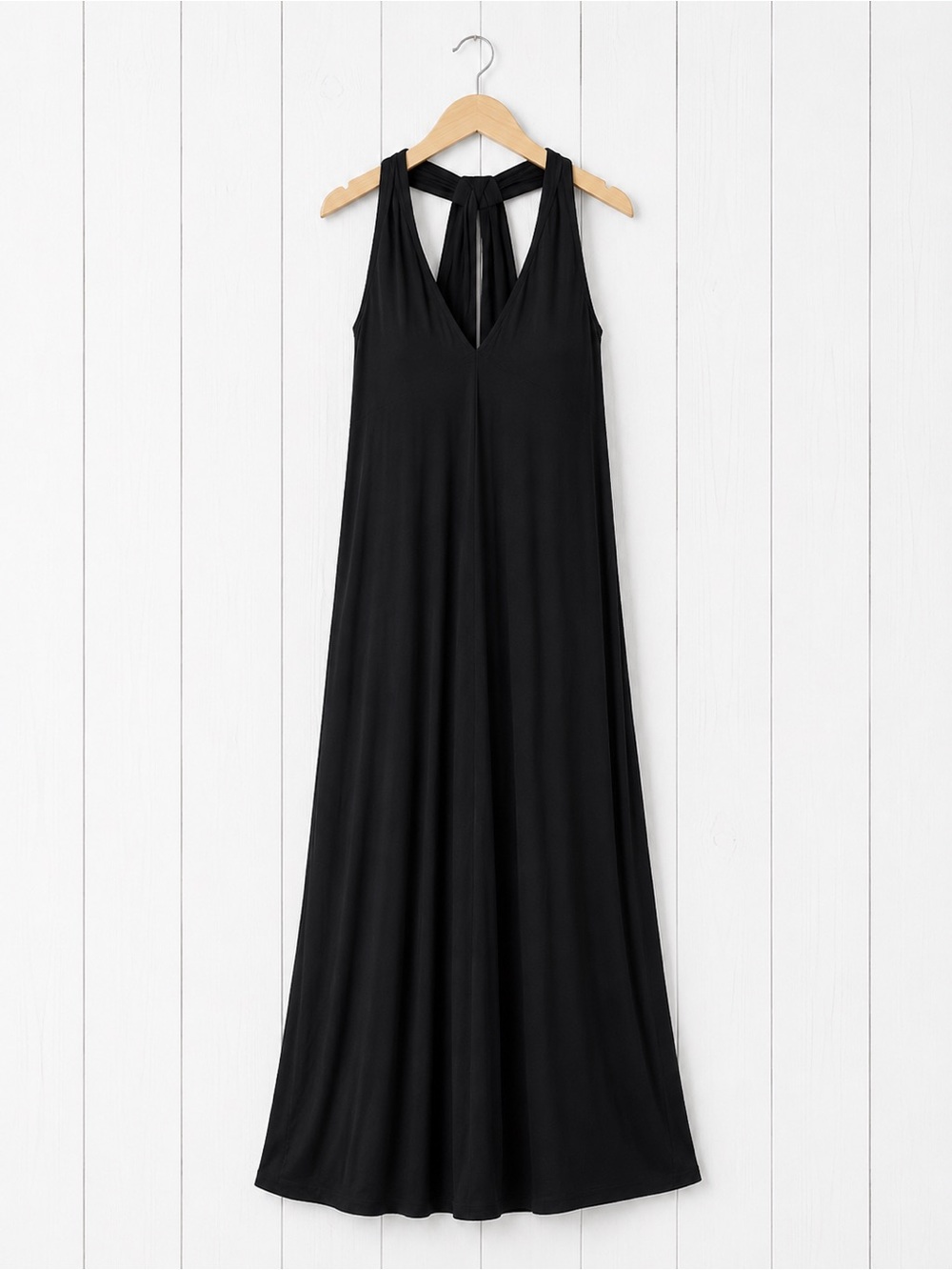 Massimo Dutti Black Midi Dress Size L NWT